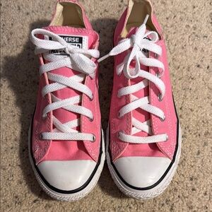 Converse Pink and White Chuck Taylor Sneakers